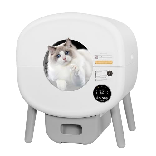 Self Cleaning Litter Box,Automatic Cat Litter Box Self Cleaning,E...