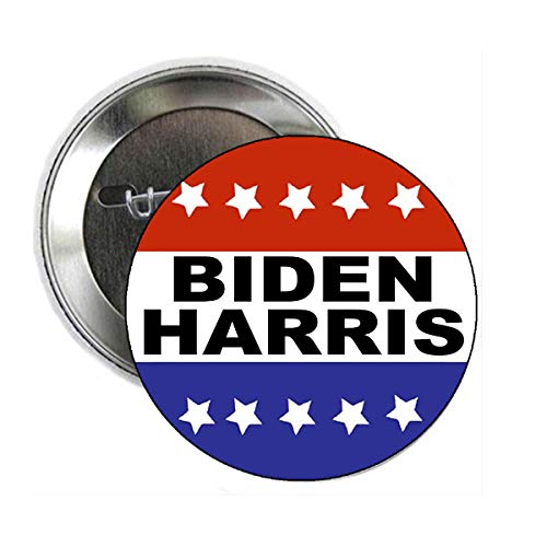 12 Pcs. Biden Harris 2.25" Pinback Button Pin for Jackets, hats, etc. Political Stripes