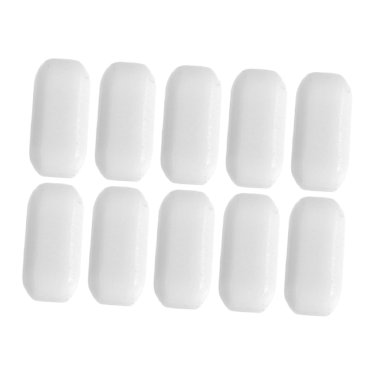 Varillas Agitadoras Magnéticas 10 Piezas Ptfe para Laboratorio | Blanco, Resisten Altas Temperaturas, Mezcla Uniforme de Muestras, Suministro Técnico para Entorno Científico