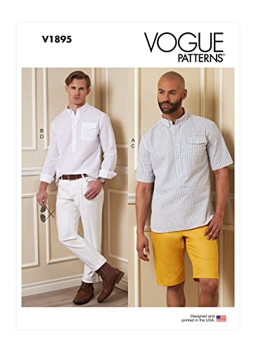 Vogue Patterns V1895MUU MUU Vêtements de sport pour homme/garçon (34-36-38-40) Cover