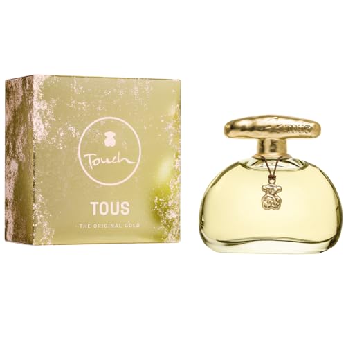 Tous TOUCH The Original Gold, Eau de Toilette para Mujer, Fragancia Floral Afrutada, 100 ml con Vaporizador, 04731061 Tous TOUCH The Original Gold, Eau de Toilette para Mujer, Fragancia Floral Afrutada, 100 ml con Vaporizador, 04731061