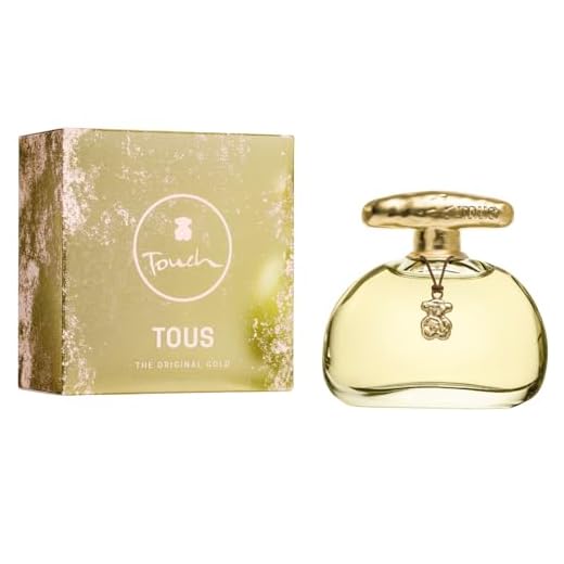 Tous TOUCH The Original Gold, Eau de Toilette para Mujer, Fragancia Floral Afrutada, 100 ml con Vaporizador, 04731061