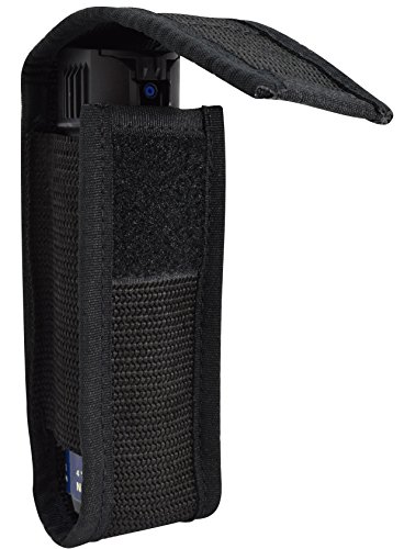 4 oz. Splatter Stream Pepper Spray for Self Defense - Maximum Police Strength 10% OC Formula, Emergency Personal Protection, Flip Top Safety for Quick and Accurate Aim (Stream Pepper Spray & Holster)