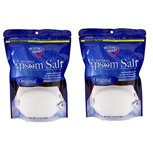 Natural Epsom Salt (Original) 16oz Pack of 2