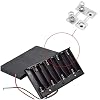 Cutelec 12Pairs Battery Springs AAA Battery Negative to Positive Conversion Spring Contact Nickle Plated 9x9mm