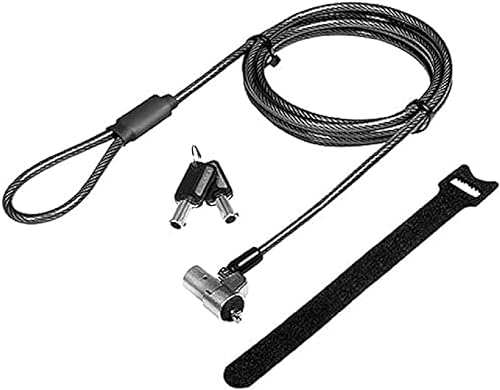 Évitez le vol de PC avec le câble antivol LogiLink NBS012 robuste noir et argent