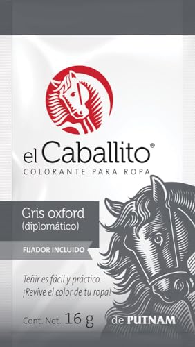 Recopilación de Colorante de Ropa - solo los mejores. 45 el Caballito, el único Colorante en Polvo para ropa color Gris oxford ¡Revive y cambia el color de tu prenda favorita! Sobre con 16g