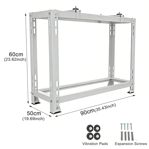 Soporte para mini split exterior de acero galvanizado y ajustable 3
