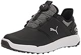Puma Golf Men's Ignite Elevate DISC Golf Shoe, Puma Black-Puma Silver, 10