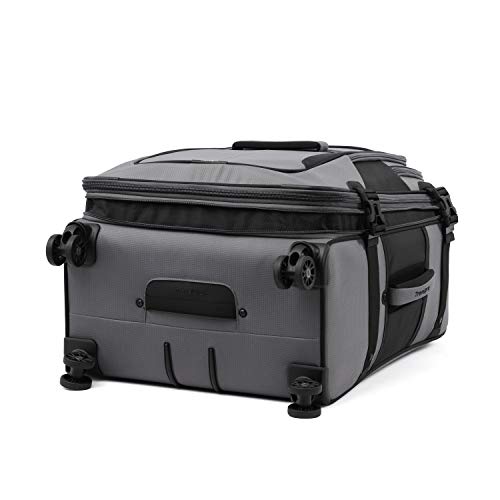Image of Travelpro Bold Softside Expandable Check in Spinner Luggage, Check in 26-Inch, Grey /Black