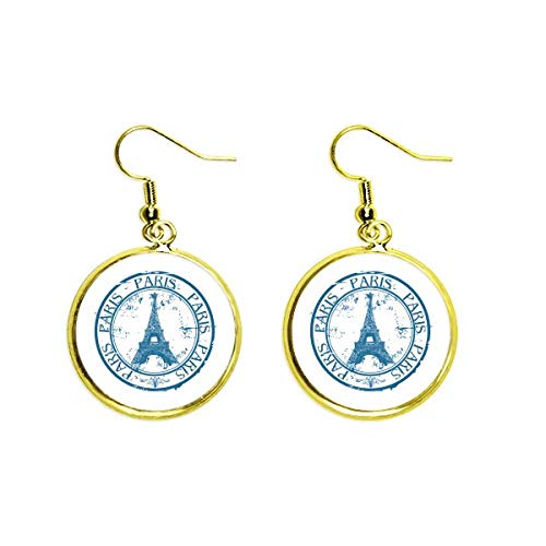 Pendientes de la Torre Eiffel dorados el regalo de joyeria ideal para mujer