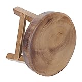 VICASKY Kleiner Runder Massiver Hocker Pflanzenständer Robust Langlebig...