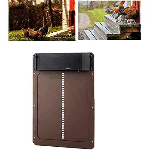 Automatic Chicken House Door Control Auto Coop Door Opener Light Sensor Coop Door Animal Cage Cover