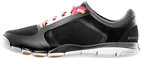 adidas by Stella McCartney Women's Leucippus Adipure Solid Grey/Sharp Grey/Bright Coral Sneaker 8 M