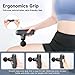 Morelax Mini Massage Gun, Percussion Muscle Massager for Back Pain Relief, Compact Sports Travel Massage Gun with 6 Massage Heads 4 Speeds, Gift for Her, Home, Athletes
