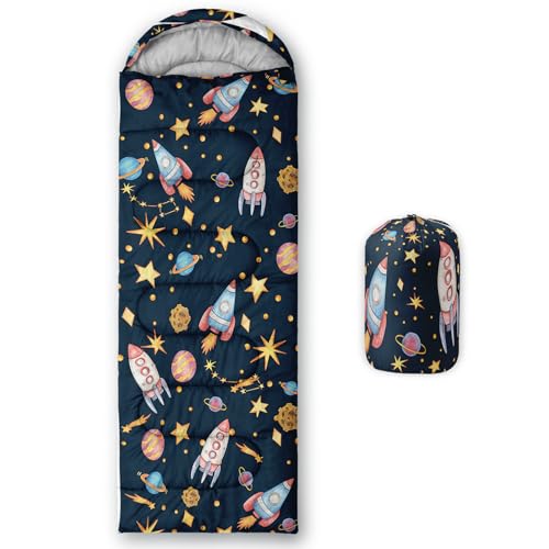 Image of QOOMO Ball Flower Camping Sleeping Bags,3 Season Warm & Cool Weather,Lightweight,Waterproof Sleeping Bags for Adults & Kids,Traveling,and Outdoors,Camping Gear Equipment