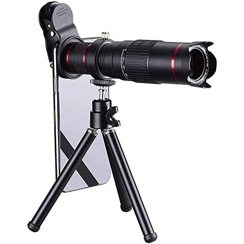 RMENST 携帯電話カメラレンズ 携帯電話レンズキット 22倍望遠レンズ 広角レンズ マクロレンズ 三脚 携帯電話 外付けHDフォトレンズ