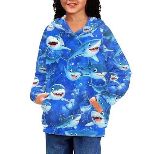 WELLFLYHOM Hoodies Graphic Sweatshirt for Girls Boys 6-16 Long Sleeve Hoodie Novelty Pullover Sweater Shirts3