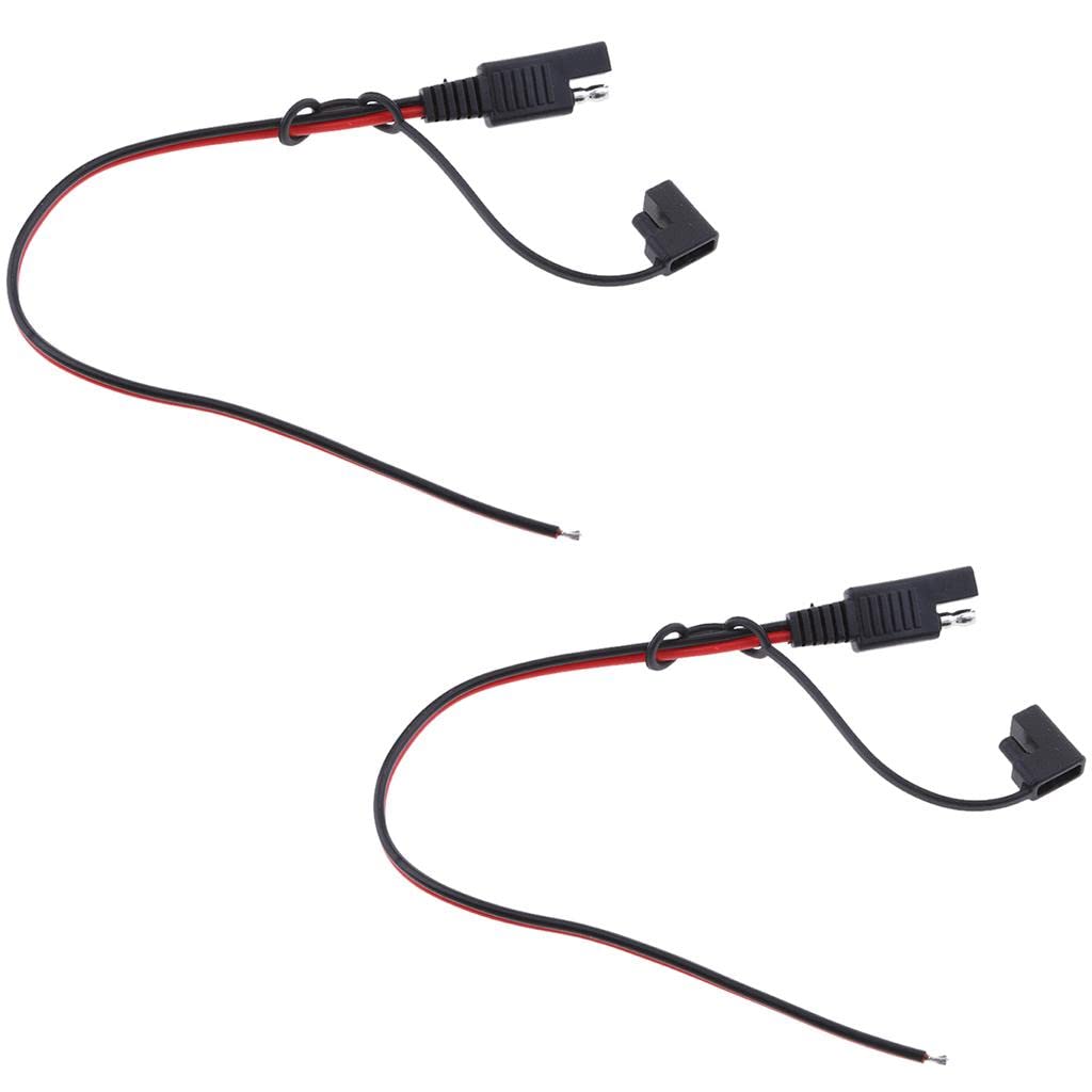 2Pieces 18AWG Solar Battery SAE Harness DIY Extension Line Connector Cable |Consumer Electronics | Multipurpose Batteries & Power | Battery Chargers-image-33