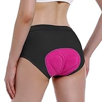 MEETWEE Damen Radunterhose, Fahrradhose Kurz Radlerhose Fahrrad Unterwäsche mit 4D Gel Gepolstert, Fahrradunterhose Atmungsaktiv Schnelltrocknend Radhose