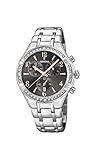 Wasserdichtigkeit: 5 bar Festina Damen Chronograph Quarz Uhr mit Edelstahl Armband F20392/4