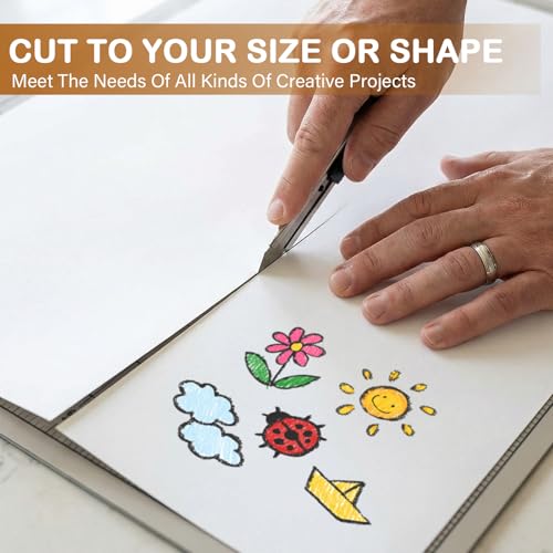 Staranry Rouleau de Papier à Dessin Blanc 40 cm x 20 m – 70 g/m² – vue 4