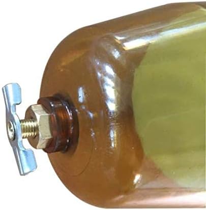 Miniatura 7 de iFJF 496 Reemplazo del conjunto del filtro del tanque de combustible para gasolina y agua diesel separado 30 micrones máximo 25gpm 150psi con zinc