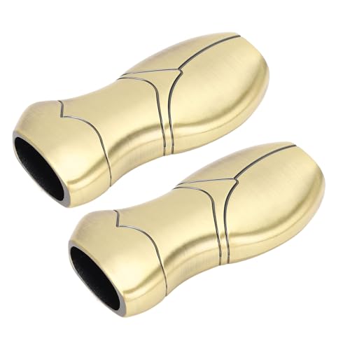 SUNGOOYUE Metall-Feuerzeuggehäuse aus Aluminiumlegierung, Stabile Schutzhülle für 7-cm-Feuerzeug, Halter für Männer und Frauen, 2 Stück (Bronze)