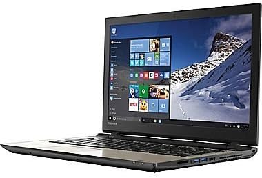 Pravá strana view of Toshiba Satellite S55 laptop showing optical drive and ports