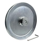 Saelno AB800-5/8 Single Groove Web Sheaves,v Belt Pulley 8' OD 5/8 inch bore,Motor Pulley Carbon Steel for A B 5L 4L V-Belts