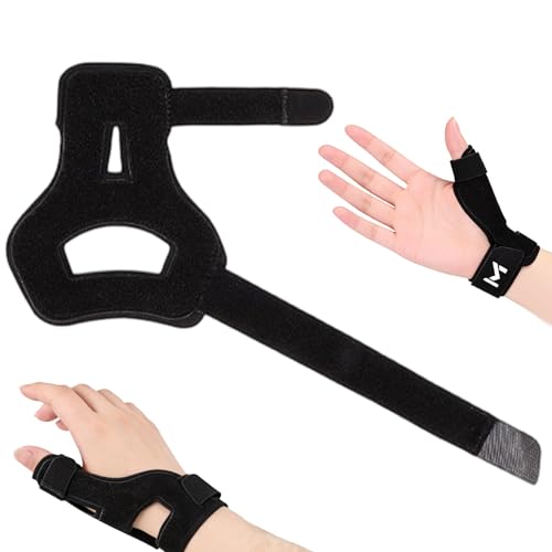 Daumenorthese Linke & Rechte,Daumenbandage Rechts Links,Daumensattelgelenk Bandage,Atmungsaktive Daumenschiene,Für Sehnenscheidenentzündung Arthritis,Weichteilverletzungen,Universelle Daumen Bandagen