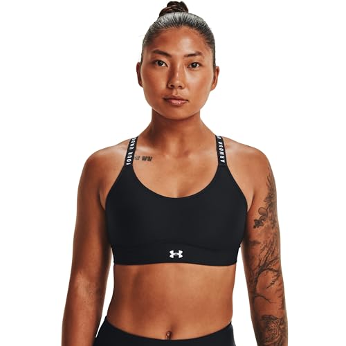 Soutien-Gorge de Sport Infinity Mid Under Armour Anti-Frottement Brassière Femme Dos Croisé