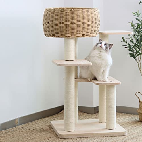 Image of Cat Tree For Large Cats 20 Lbs Heavy Duty, Cat Tower For Large Cats