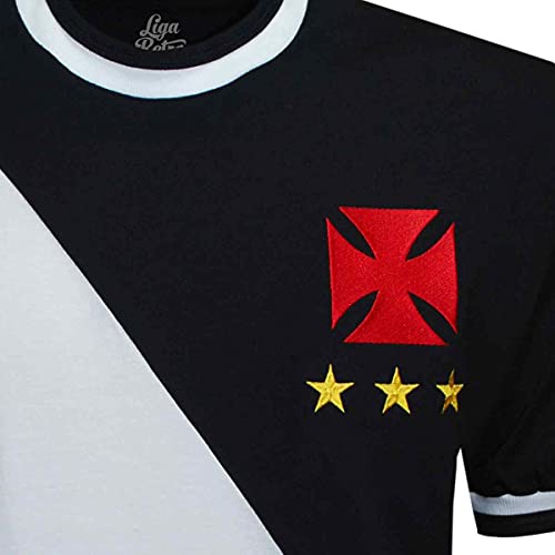 Camisa Vasco 1972 Liga Retrô Preta M