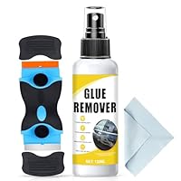Sekundenkleber Entferner, Ettikettenlöserspray, Klebereste Entferner es Löst Sich Schnell Auf und Eignet Sich Zum Entfernen von Klebstoffresten von Verschiedenen Oberflächen, 120ml (A)