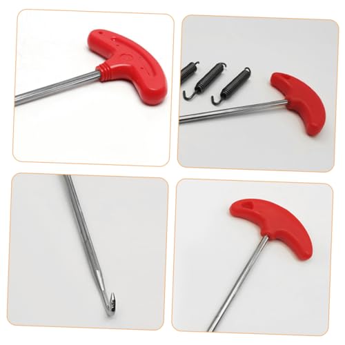 Anneome Stainless Steel Hockey Skate Lace Tightener with Ergonomic Handle Comfortable Grip Shoelace Puller Tool for Ice and Roller Skates Easy Hand Use - Thumbnail 2