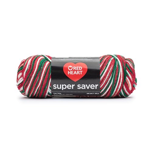 Image of RED HEART Super Saver Yarn, Mistletoe Print