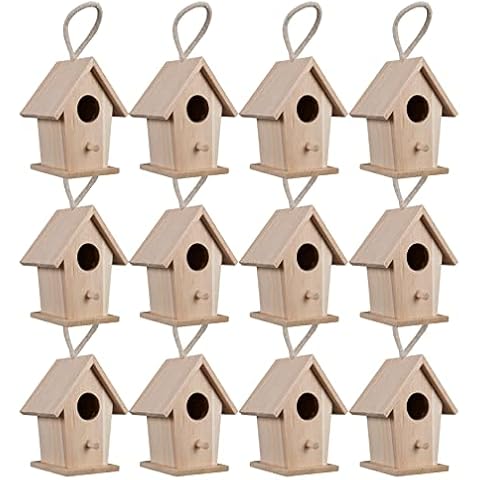 Michaels 4.3" Traditional Unfinished Birdhouse Pack Cover