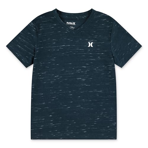 T-shirt Hurley garçon ultra doux avec col en V pour une liberté totale taille 4