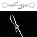 DYWISHKEY Pack of 10, 1/16 Inch M2 Stainless Steel Wire Rope Cable Clip Clamp