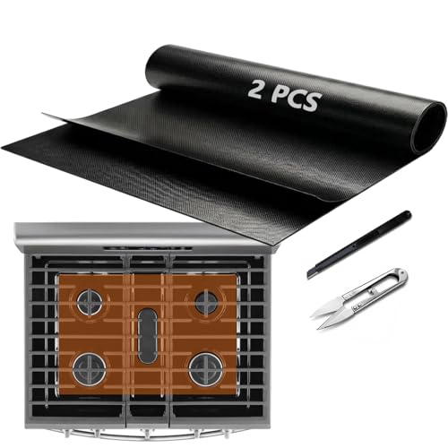 2 Pcs Stove Top Protector Compatible with Whirlpool 30 Gas Ranges