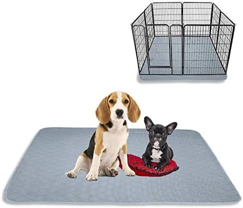 Washable Pee Pads for Dogs |48"x71"(1-Pack)| Eco Friendly Reusable Puppy Pads | Absorbent Piddle Pads Extra Large | Dog Training Pads |…