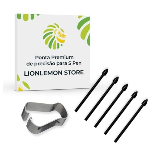 Ponta Premium de Substituição para S Pen Samsung Galaxy S21, S22, S23, S24, S25 Ultra, Note 10, Note 20, Z Fold (1 a 7) com extrator - Alta Precisão - LionLemon Store (cor: Preta)
