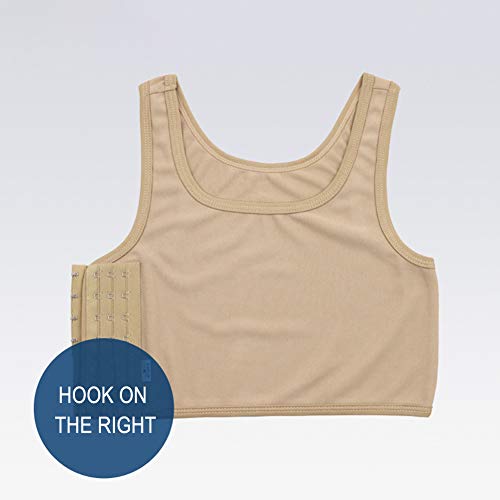 Aivtalk Espartilho esportivo de compressão superplana respirável com estampa de tomboy Lesbian Tombo