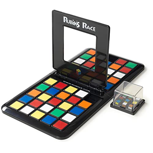 RUBIK'S Race - Jeu de Casse-Tête Coloré Rubik's - Jeu de société Classique 3X3 - Stratégie Ultime Face à Face - Jeu pour Deux Joueurs - Jeux de société - Jouet Enfant 7 Ans et +