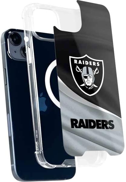 Skinit Phone Case Compatible with MagSafe iPhone 14 - Officially Licensed NFL Las Vegas Raiders Design
