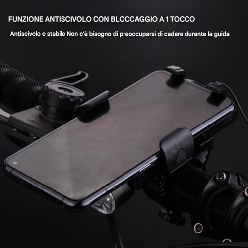 Phare pour vélo USB rechargeable super lumineux avec 4 modes d'éclairage étanche - 2