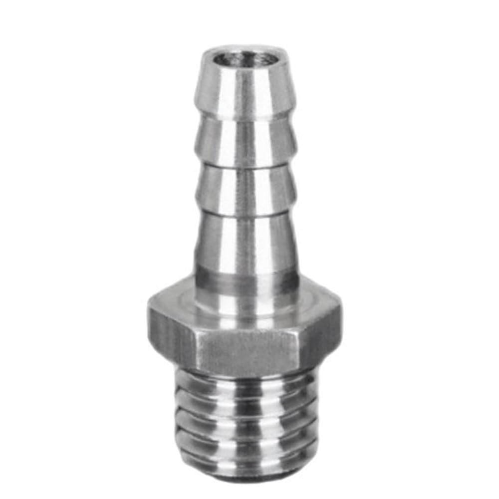 1piece SS304 Pagoda Connector, Hose Barb Thread Metric System PC Male Pipe Fittings for Plumbing Repairs(3MM*M3)