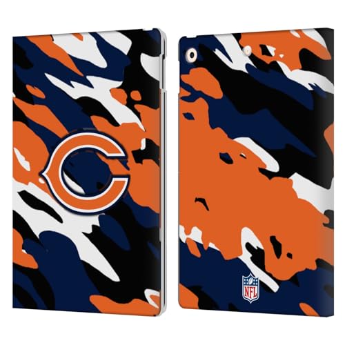 Étui portefeuille Chicago Bears pour iPad 10.2 motif camouflage officiel NFL