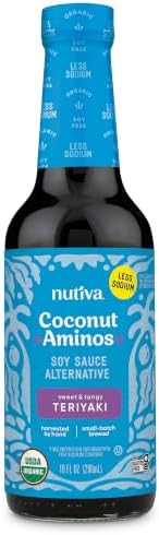 Coconut Secret Organic Teriyaki Aminos Seasoning Sauce 10 Fluid Ounce